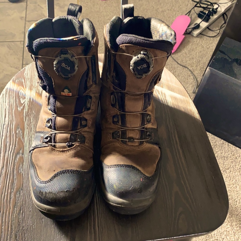 Red wings boa system waterproof composite toe
